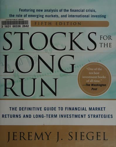 Stocks for the Long Run cover